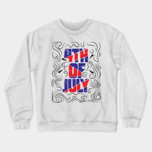 funny 4th of july design fireworks independance national day humor Crewneck Sweatshirt